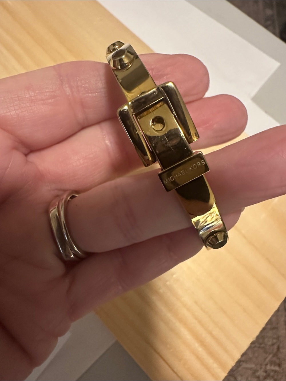 Michael Kors Gold-Tone bangle bracelet